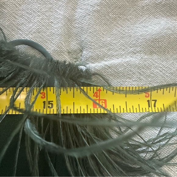 Saylor Lelaina Strapless Feather Trim Jumpsuit Size M Holiday Festive NWT - Picture 9 of 13